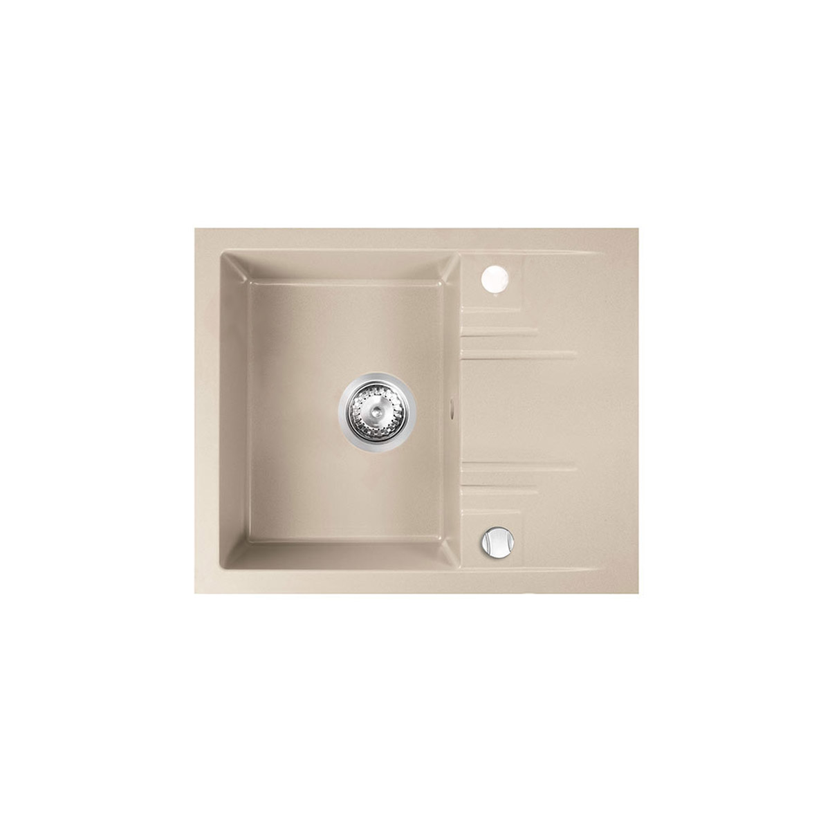 Νεροχύτης κουζίνας άμμου DRGM48/58SA FERRO 58x48cm