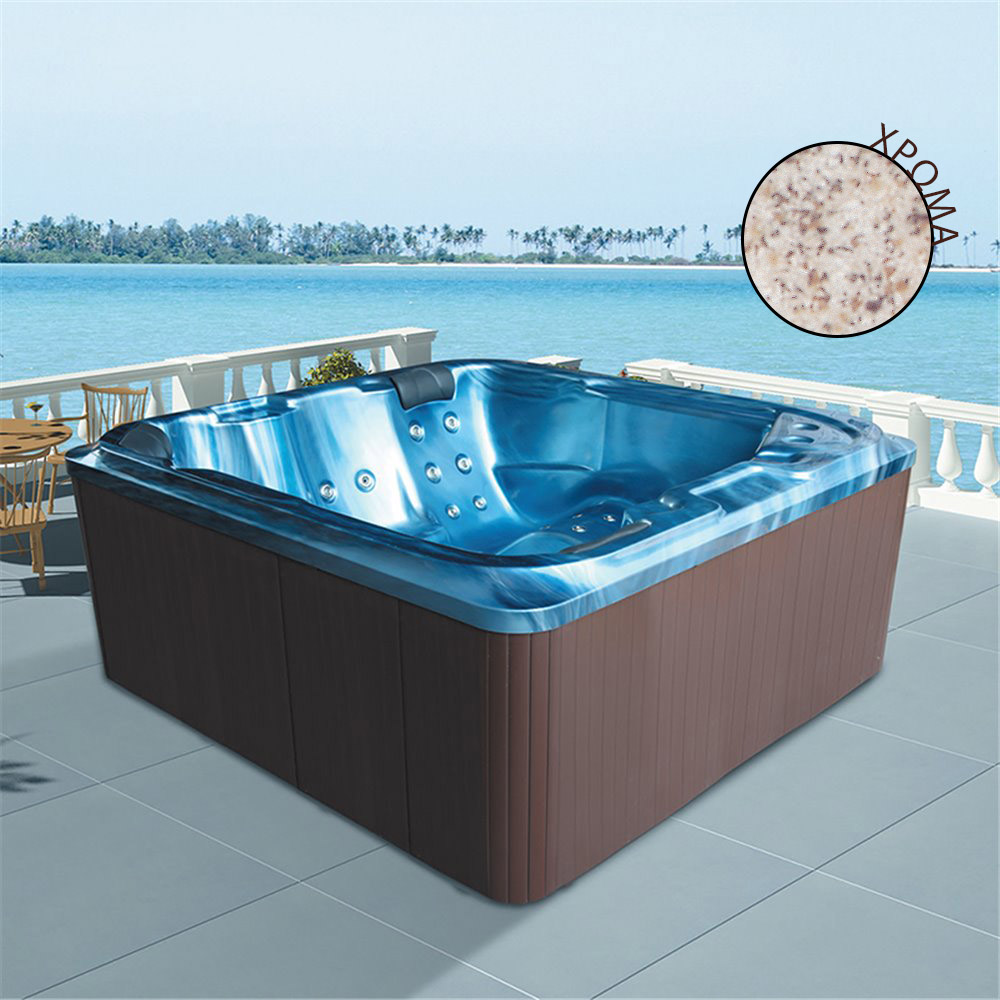 Σύστημα τζακούζι SPA εξωτερικού χώρου Beige M-3362 KARAG 220x210x90cm