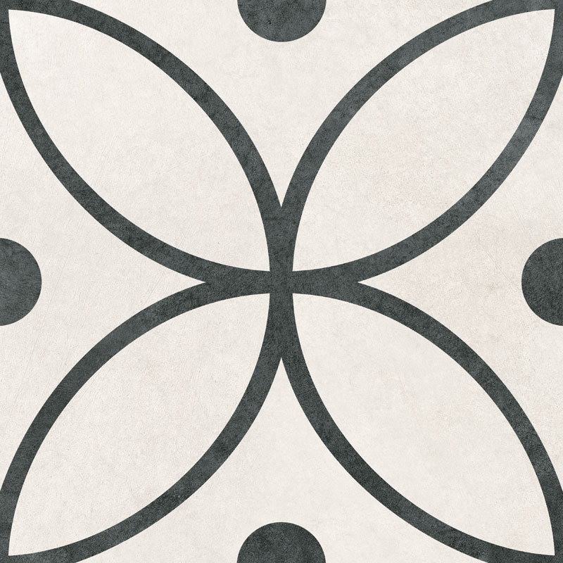Πλακάκι RETRO Flor White KARAG 30x30cm